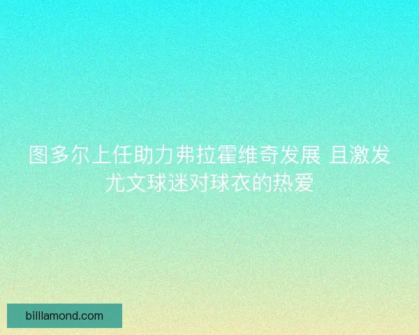 图多尔上任助力弗拉霍维奇发展 且激发尤文球迷对球衣的热爱